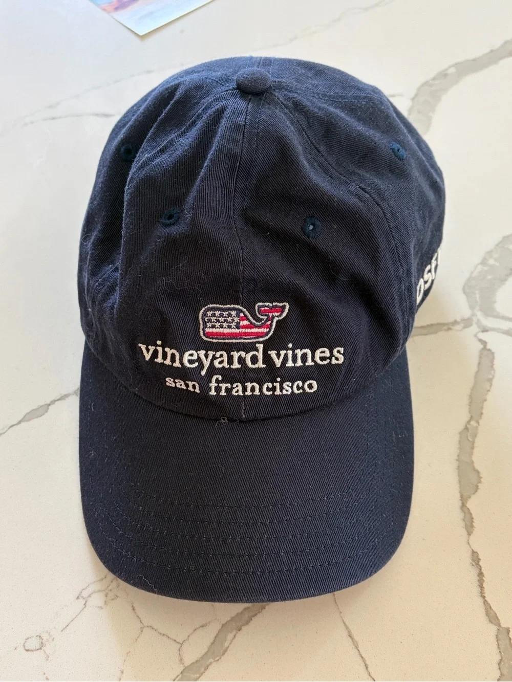 Vineyard Vines San Francisco Navy Baseball Cap